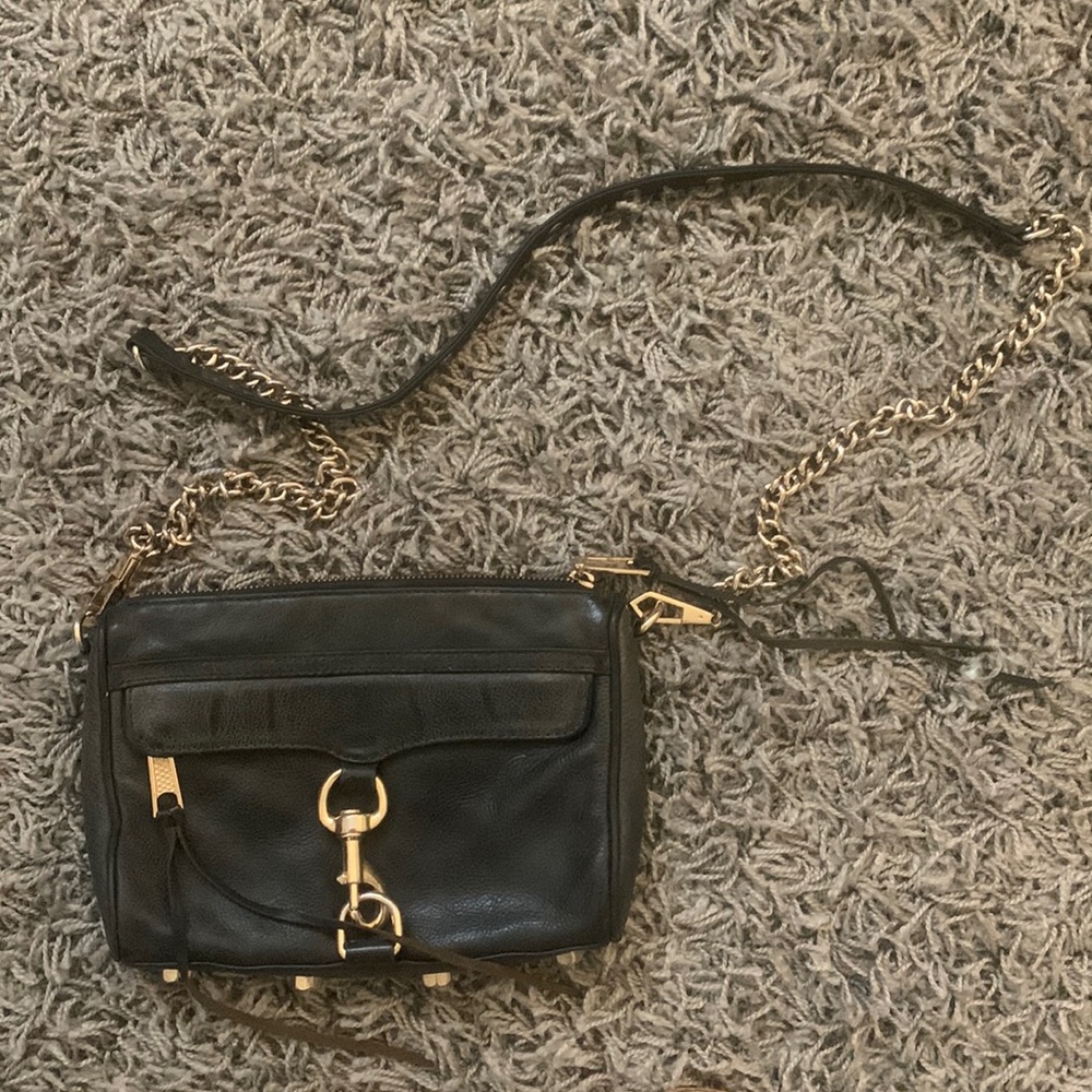 Rebecca Minkoff black leather purse
